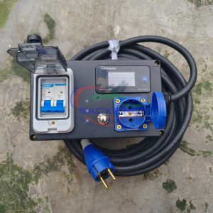 Phiên bản PREMIUM |  Ổ cắm tiếp địa tự động cao cấp sạc xe VINFAST tại nhà, mạch xử lý tiếp địa thật – Trang bị Aptomat Chống Giật, Tự Động 32A | PRE-10 _ 10 mét dây - Dùng cho các bộ sạc 2.2kW, 3.5kW chính hãng, SẠC VF9 VF8 VF7 VFE34 VF5