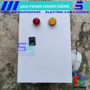 Tủ sạc xe điện tại nhà chống rò chống giật, bảo vệ cao ấp thấp áp, chống sét lan truyền SPD | TỦ ĐIỆN SẠC XE ĐIỆN VINFAST 7.4KW TẠI NHÀ | TDCD.T201