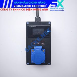 Ổ cắm tiếp địa mạch xử lý tự động - Sạc xe Vinfast, BYD, Wuling Mini, OMODA & JAECOO - Màn Hình Full Thông Số KWS - Dây CADIVI 2x2.5 | Phiên bản PRO