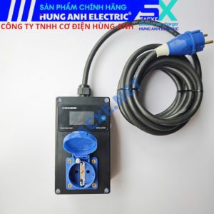 Ổ cắm tiếp địa mạch xử lý tự động phiên bản PRO cao cấp | Sạc xe BYD, VINFAST VF8 VF9, BMW, MINI COOPER, KIA, HYUNDAI - Ổ cắm TYPE F, dây nguồn cáp CADIVI